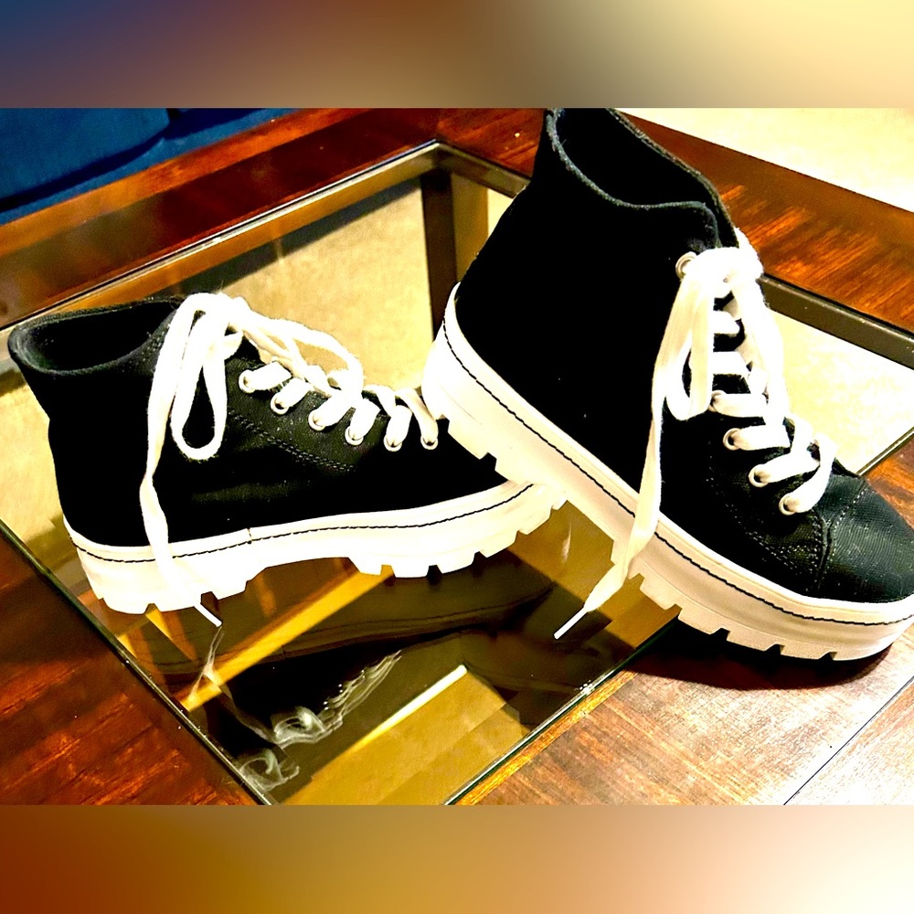 Madden Girl Shadow Platform High Top Sneakers